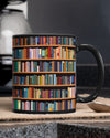 Librarian Bookself Book Lover Mug
