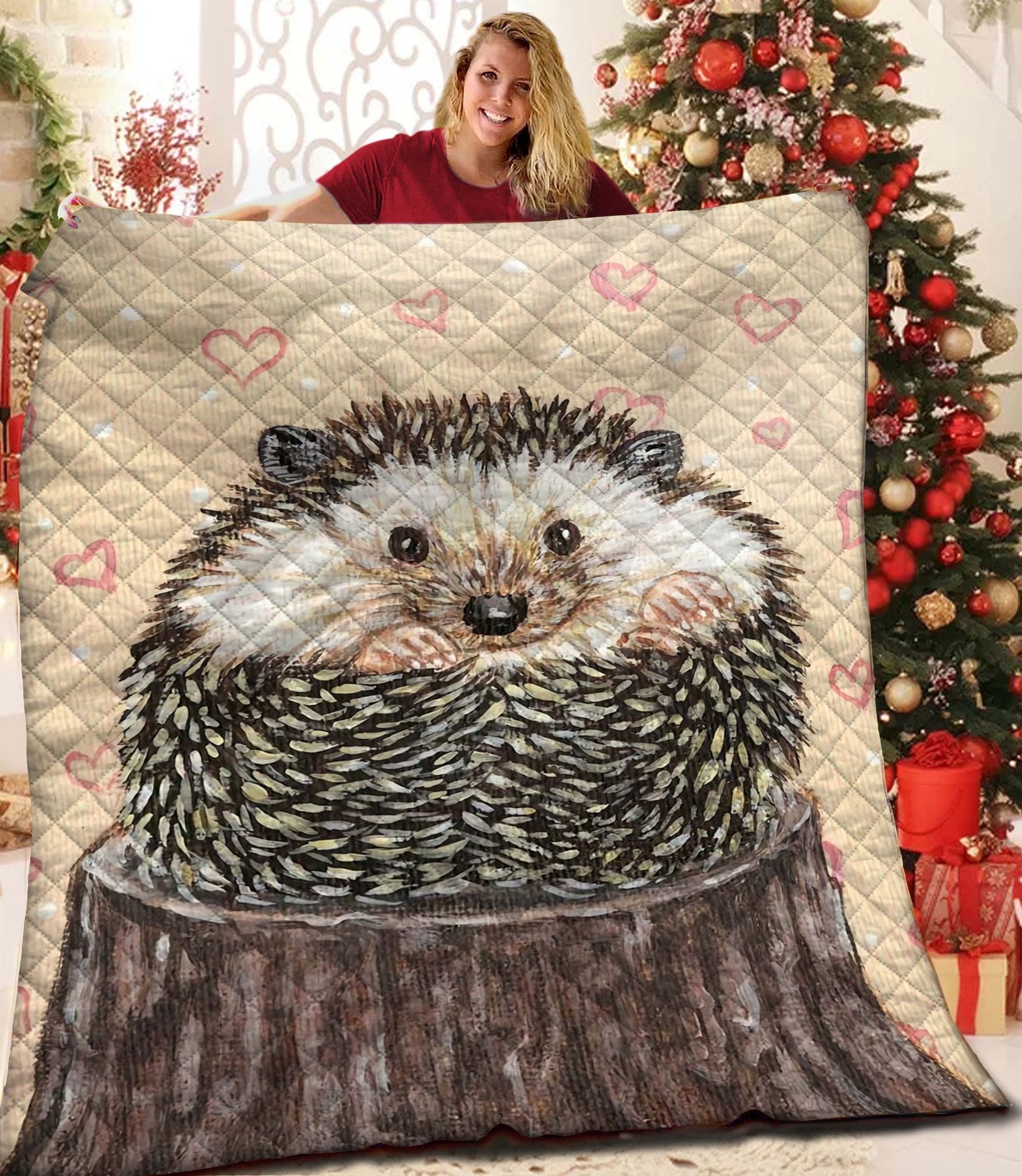 Cute Hedgehog Blanket