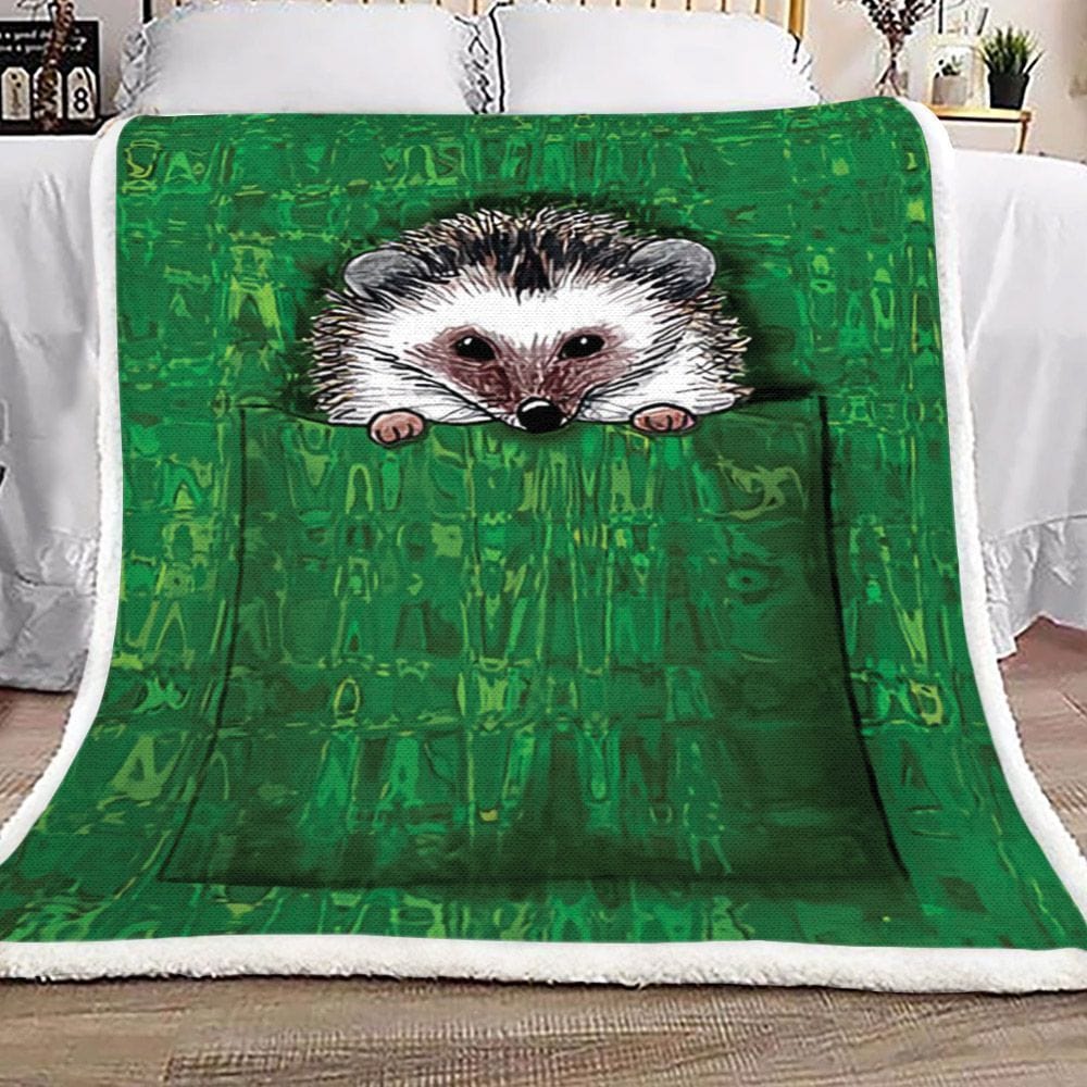 Hedgehog In Pocket Hedgehog Blanket