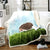 Cute On Grass Hedgehog Blanket