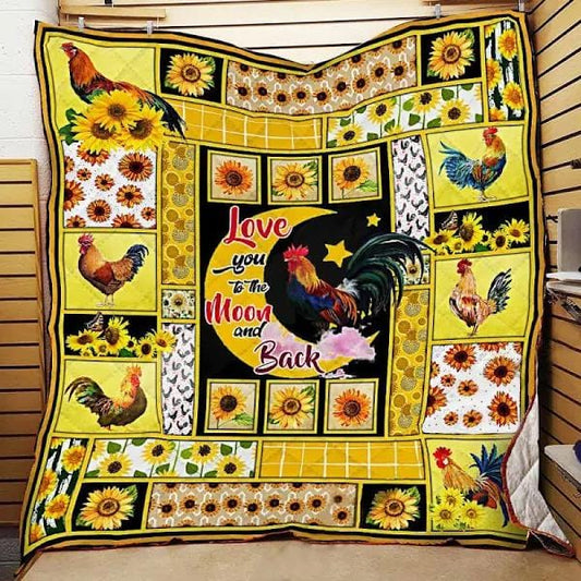 Love You To The Moon And Back Chicken Blanket