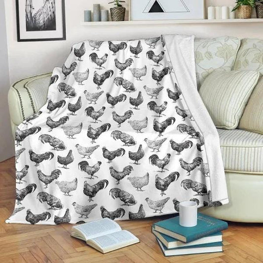 Chicken Pattern Chicken Blanket