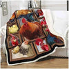 Rooster, Chicken Breeds Chicken Blanket