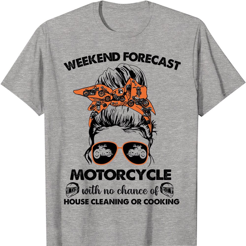 Pronóstico de fin de semana Moto sin posibilidad de limpieza de casa ni de cocinar Camisas