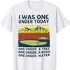 I Was One Under Today Golf Shirts
