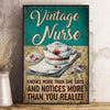 Vintage Nurse Poster, Canvas
