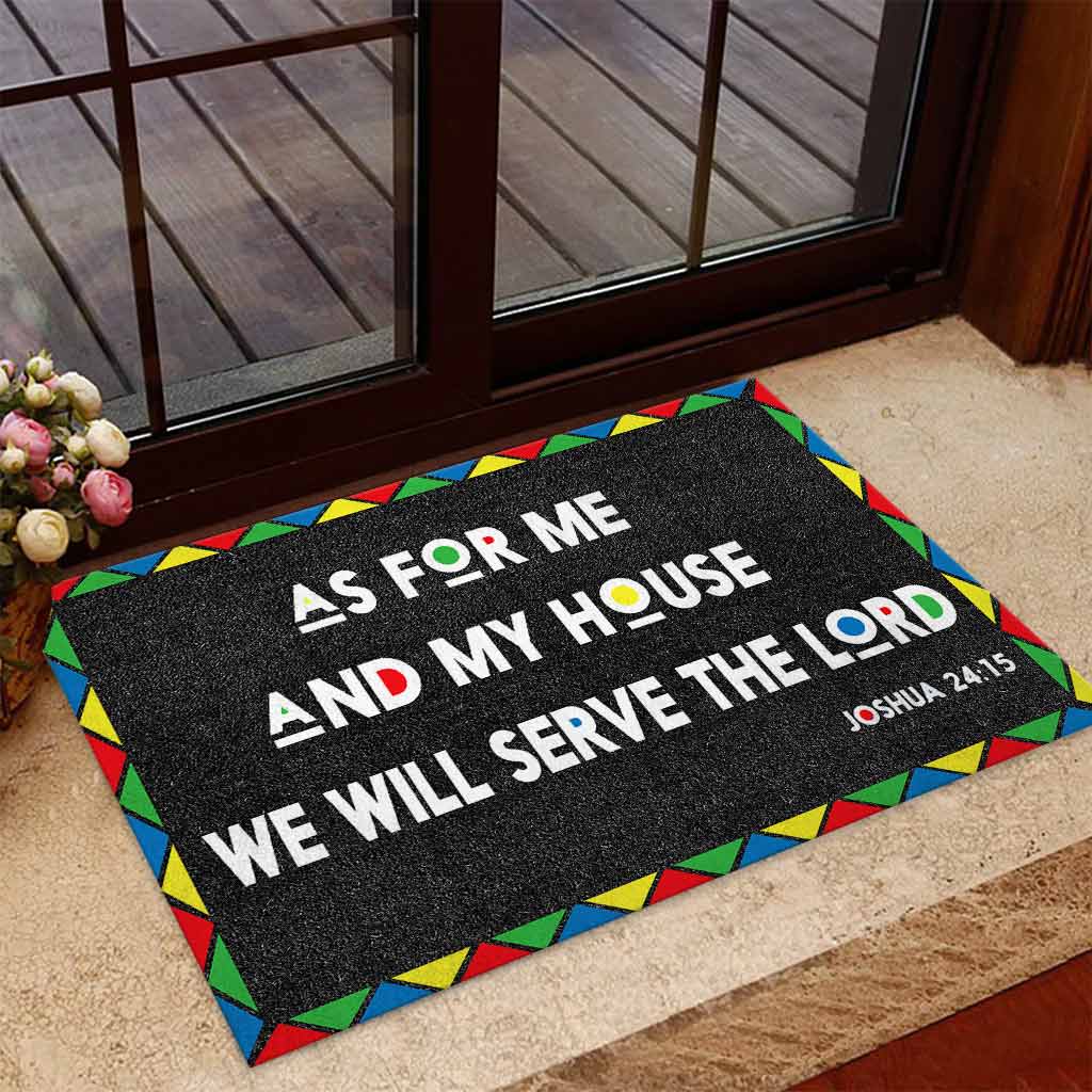 As For Me And My House - African American Doormat