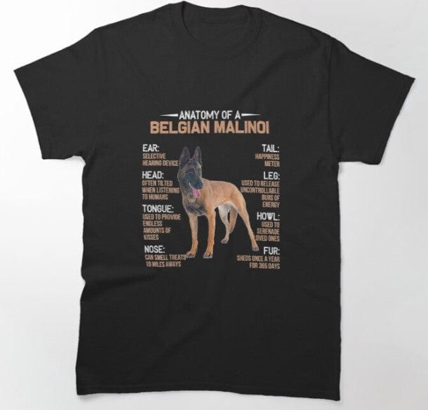 Anatomy Of A Belgian Malinoi Shirt