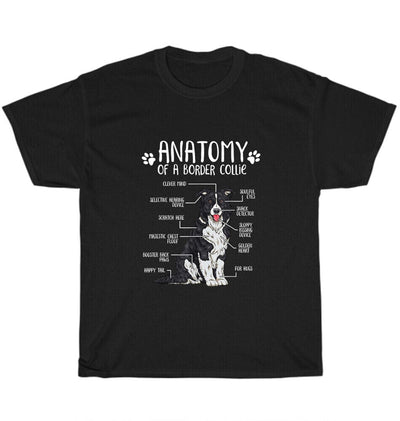 Anatomy Of A Border Collie Dog Shirt