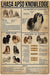 Lhasa Apso Knowledge Poster, Canvas