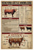 Póster de vacas Hereford Knowledge, lienzo