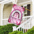 In October We Wear Pink, Ribbon Rainbow, Breast Cancer Awareness Flags, House & Garden Flag