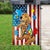 Autism Strong Golden Retriever Dog Flag, Puzzle Piece, Autism American Awareness Flag, House & Garden Flag