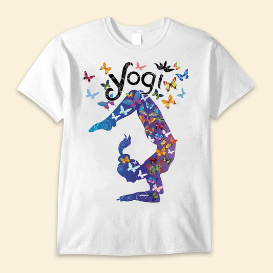 Camisetas de mariposas de Yogi Yoga