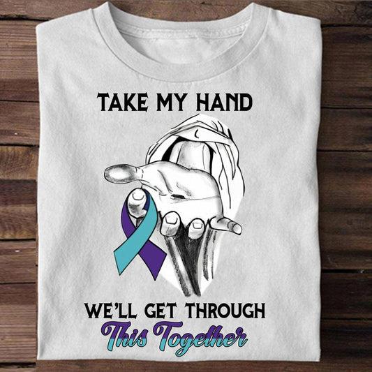 Toma mi mano, juntos superaremos esto. Camiseta clásica
