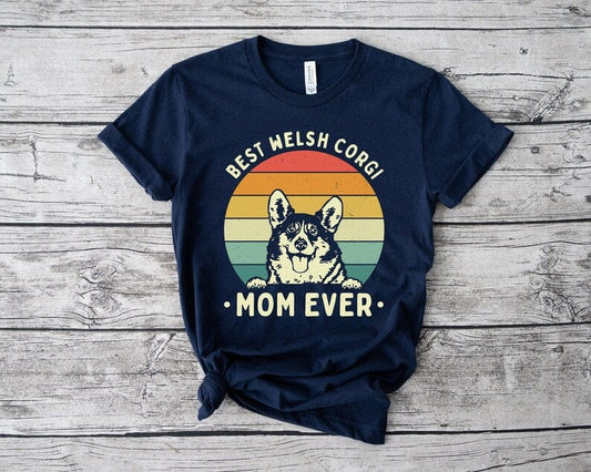 La mejor remera tipo cárdigan Welsh Corgi para mamá