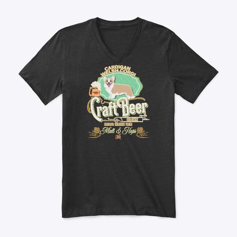 Camisa de cerveza artesanal Welsh Corgi de Cardigan