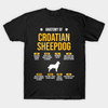 Anatomy Of Croatian Sheepdog Funny Dog Shirt