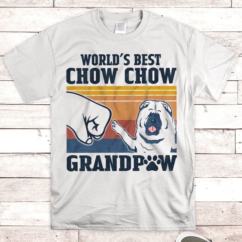 World's Best Chow Chow Grandpaw Shirt