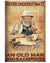 Never Underestimate An Old Men Who Is Carpenter Poster, Canvas