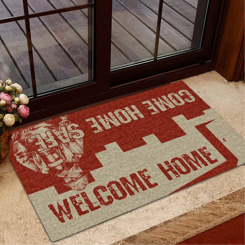 Firefighter Welcome Home Doormat