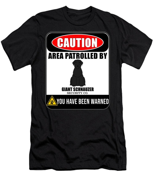 Caution Area Patrolled By Giant Schnauzer Shirt
