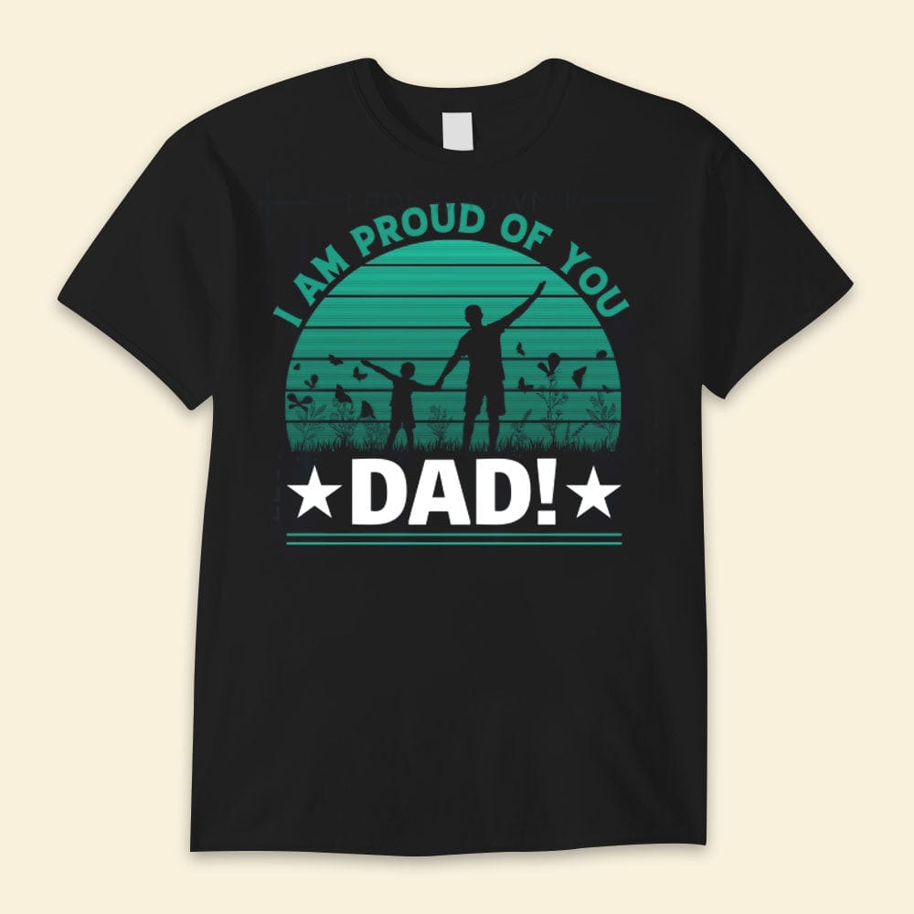 Estoy orgulloso de ti papá camisetas feliz día del padre