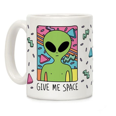 Give Me Space Alien Mugs, Cup