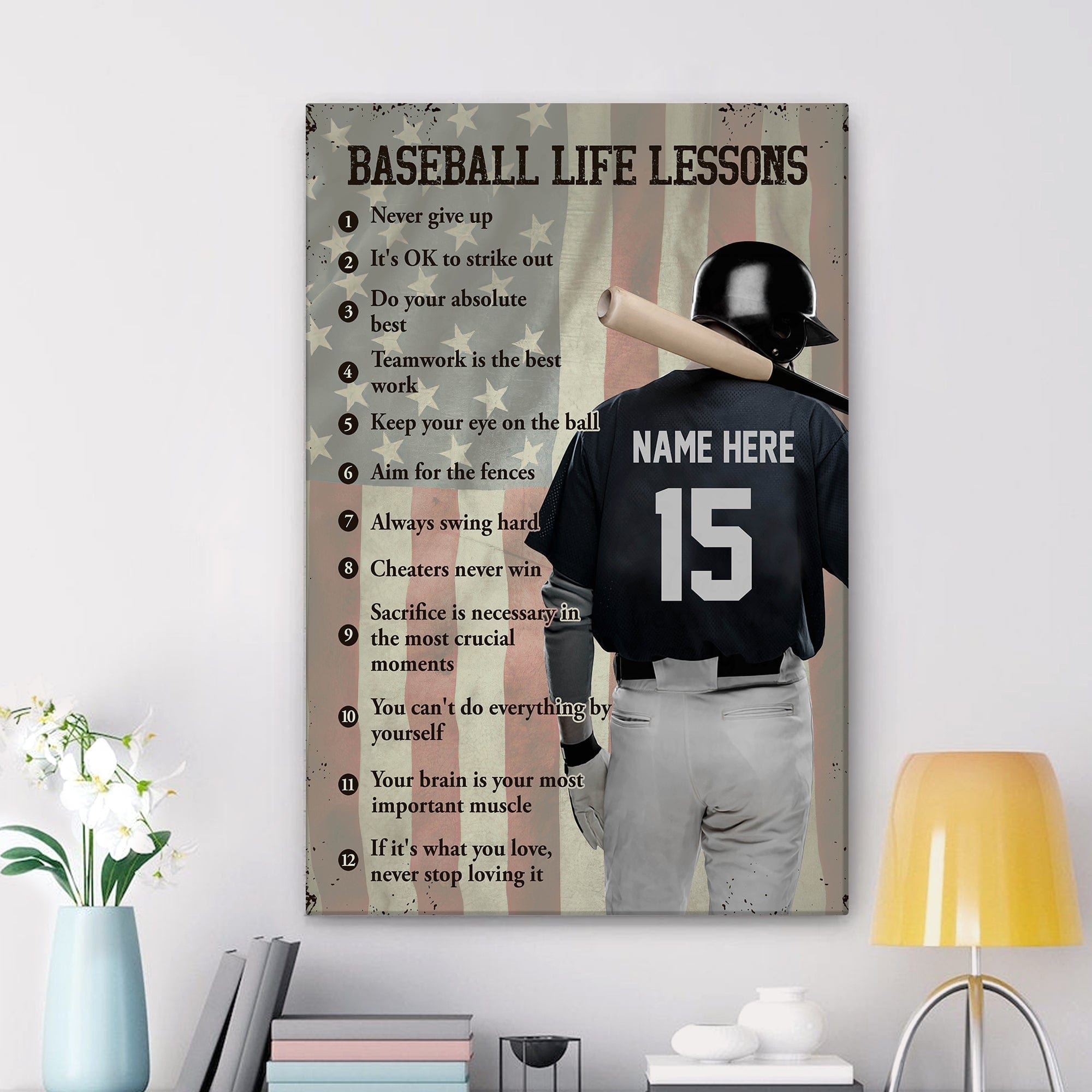 Baseball ball number 11, eleven | Poster