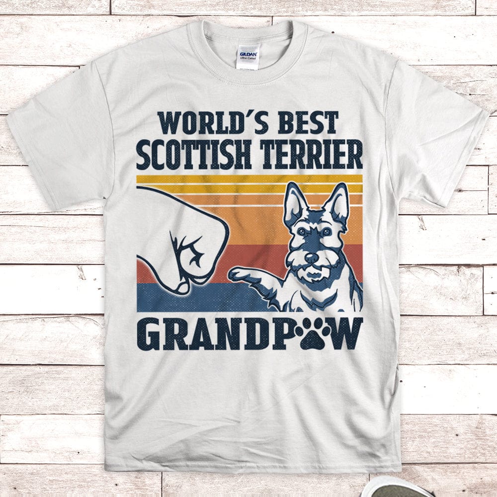 World's Best Scottish Terrier Grandpaw Shirt