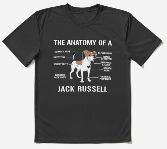 Anatomy Of A Jack Russell Terrier Funny Dog Shirt