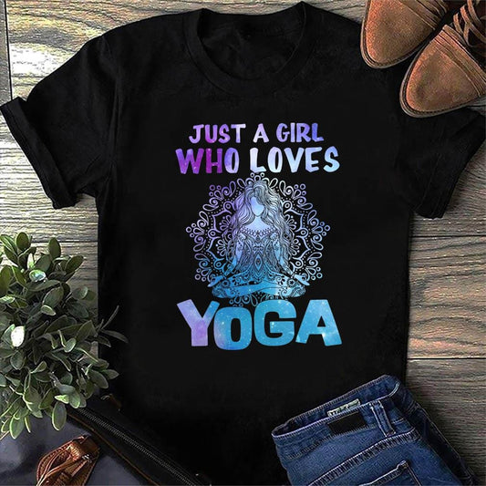 Camiseta "Solo una chica que ama el yoga"
