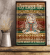 September Girl The Soul Of A Witch Yoga Girl Poster, Canvas