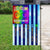 Autism Acceptance American Pride Awareness House & Garden Flag, Infinity