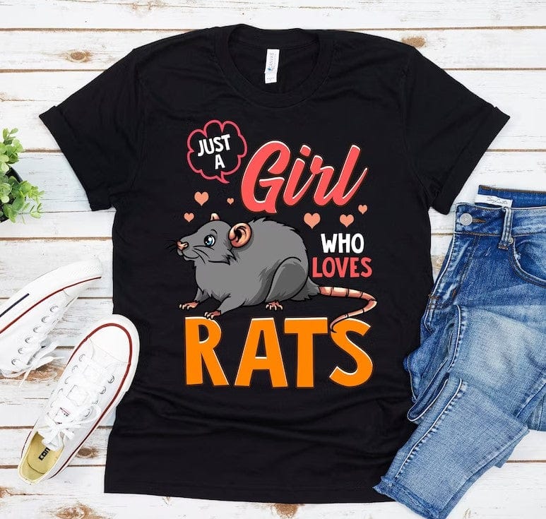 Just A Girl Who Loves Rats Shirt