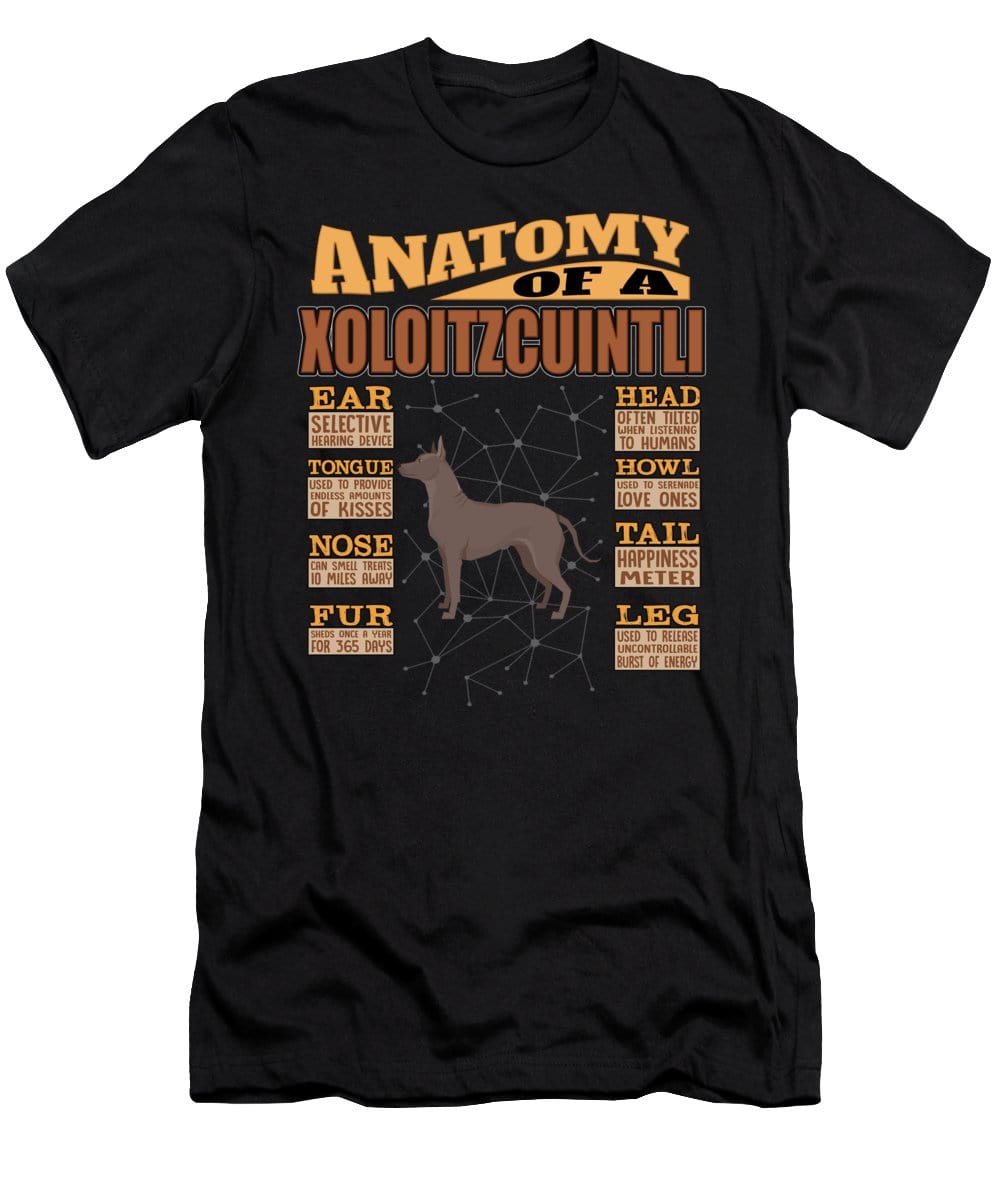 Anatomía de una camiseta de Xoloitzcuintli