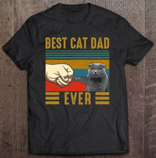 Camiseta para gato Scottish Fold, el mejor padre de gatos de todos los tiempos