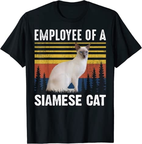 Employee Of A Siamese Cat Shirt