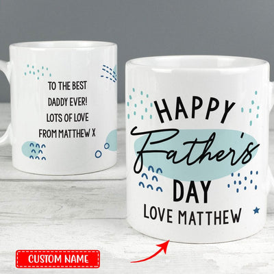Personalized Happy Father's Day Mugs, Cup