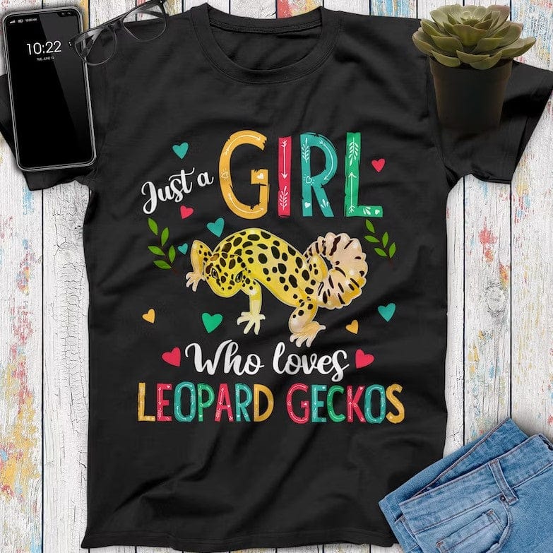 Just A Girl Who Loves Leopard Geckos Shirt