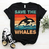 Save The Whales Killer Whale In The Ocean Shirt