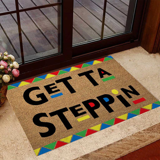 Get Ta Steppin - Felpudo afroamericano