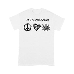 I Am Simple Woman, Peace Love, Hippie Shirts