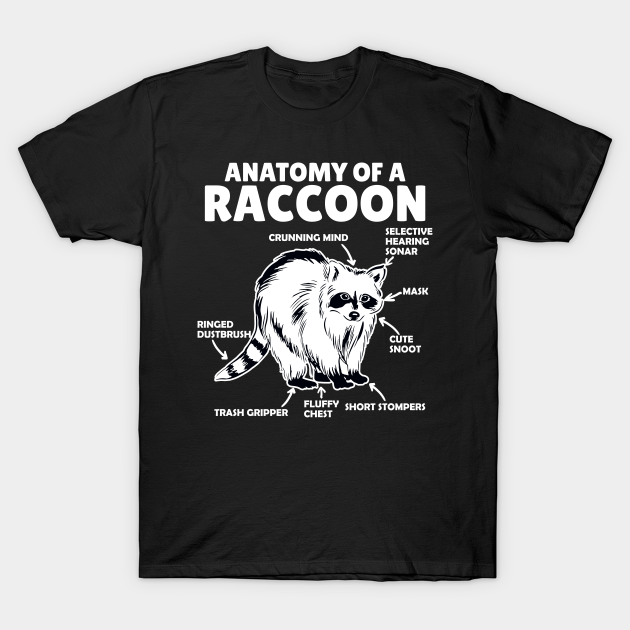 Anatomy Of A Raccoon Shirt