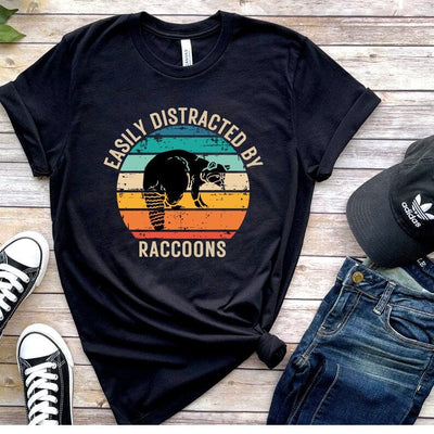 Easily Distracted By Raccoons Shirt