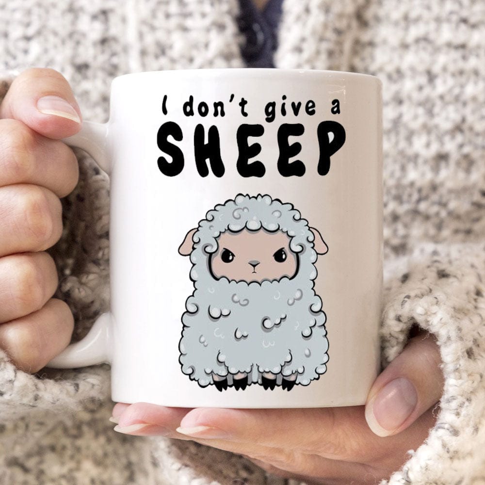Me importa un carajo Tazas de ovejas, taza