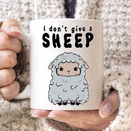 Me importa un carajo Tazas de ovejas, taza
