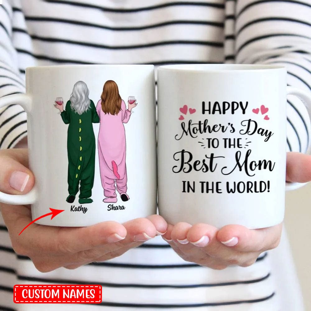 Yoda Best Mom - Custom Gift for Mom, Funny Yoda Mug, Custom