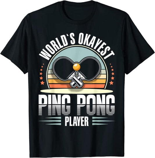 Camiseta de tenis de mesa del mejor jugador de ping pong del mundo