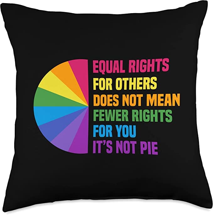 Funny Gender Equality Lgbt Pride Pillow